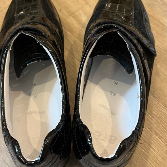 Ara Black Textured Loafers US size 9, Euro 40 - Picture 6 of 16